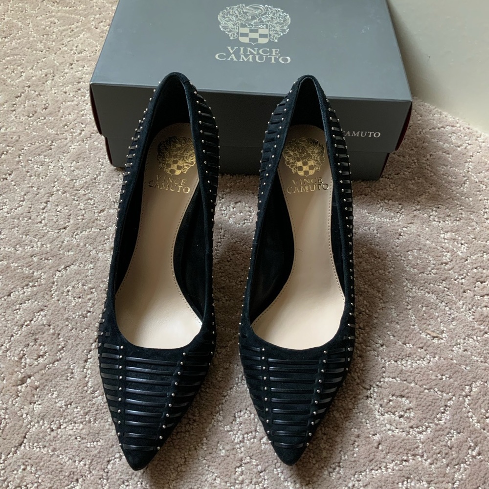 Vince Camuto - Narissa Black Suede 9M
